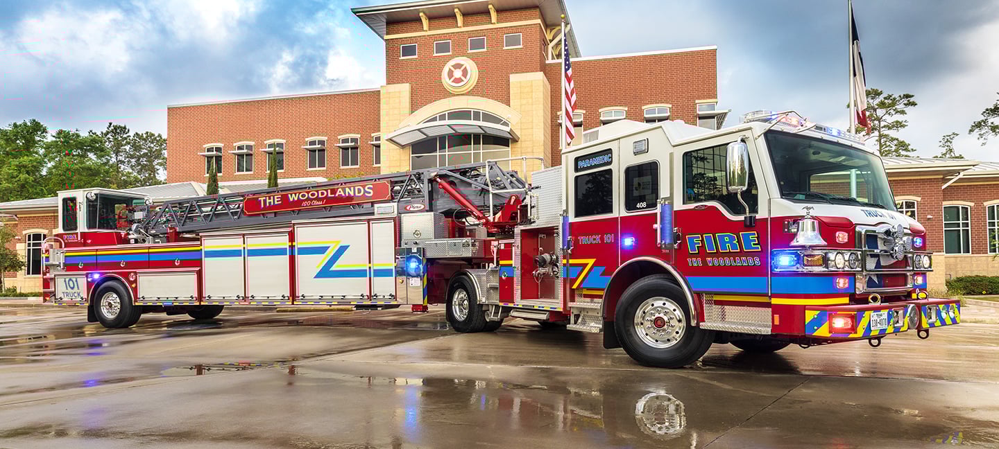 Ascendant® 107' HeavyDuty Tiller Aerial Ladder Pierce Mfg